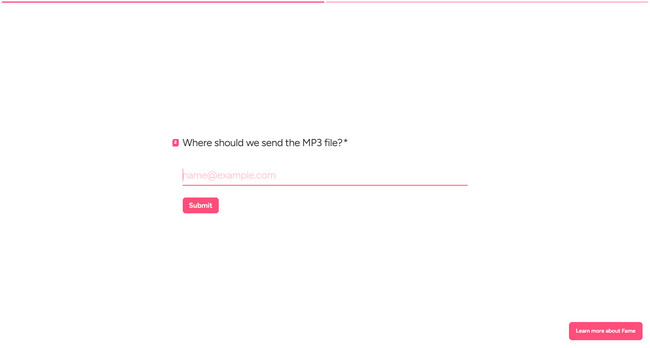 enter email address