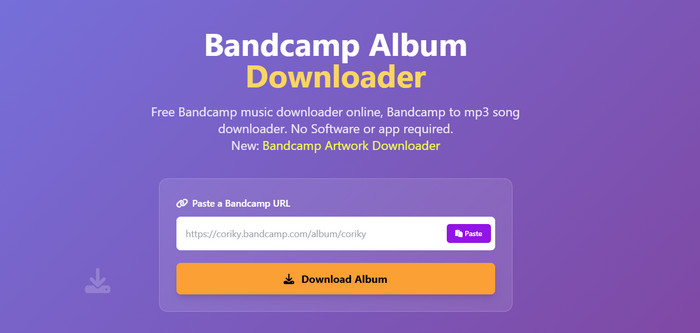 Bandcamp Album Downloader Free