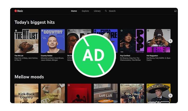 block youtube music ads