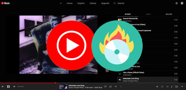 burn youtube music to cd