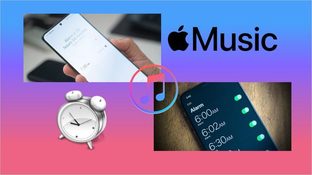 set apple music as alarm