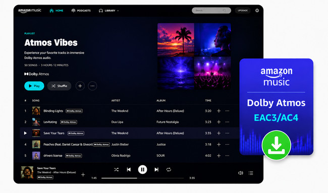 Download Amazon Music Dolby Atmos EAC3/AC4