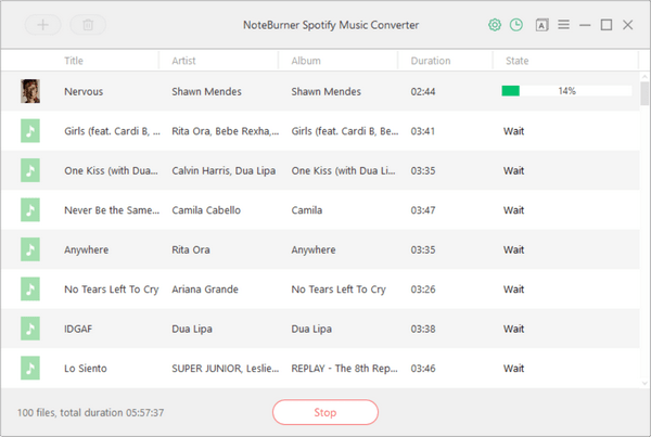 Download Top 100 Billboard Songs from Spotify Free to Computer