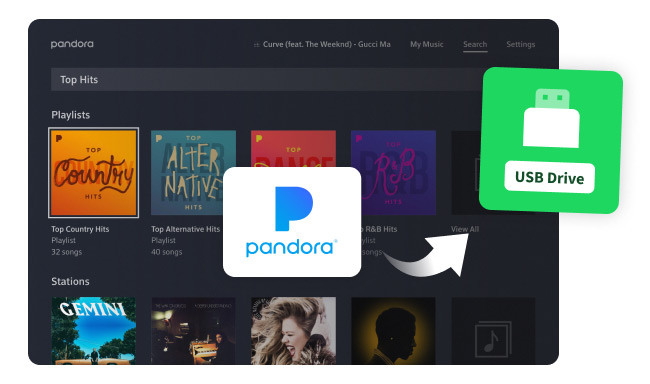 download Pandora Music to USB Drive