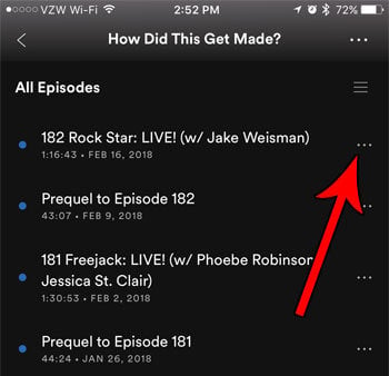 download spotify podcast on phone
