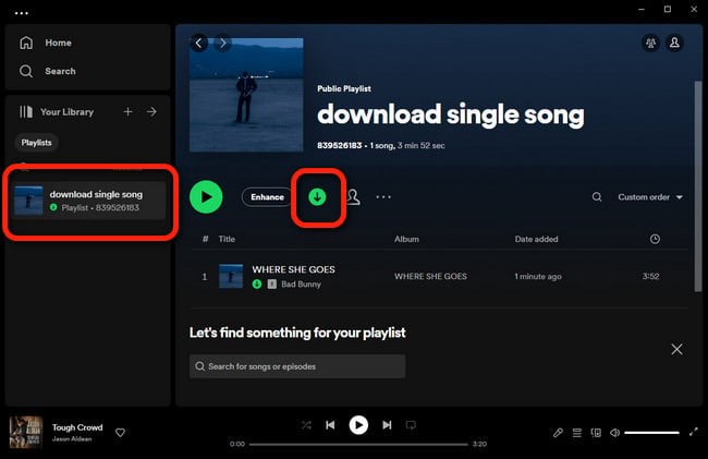 download single spotify song to computer