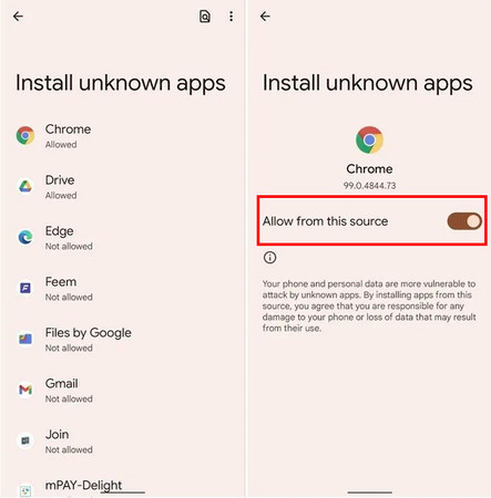 Install Pandora APK Mod