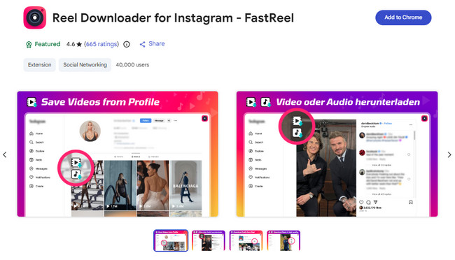 FastReel Instagram Downloader Extension