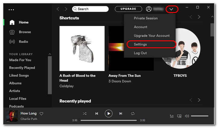 find spotify downloads location