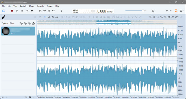 Ocenaudio free audio recording and editing software