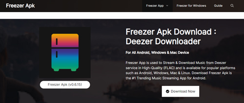 Download Deezer Music with Freezer APK