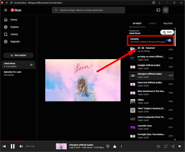 Turn Off YouTube Music Autoplay on Desktop