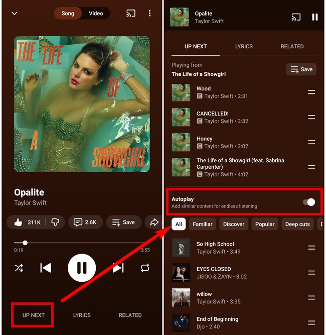 Turn Off YouTube Music Autoplay on Mobile