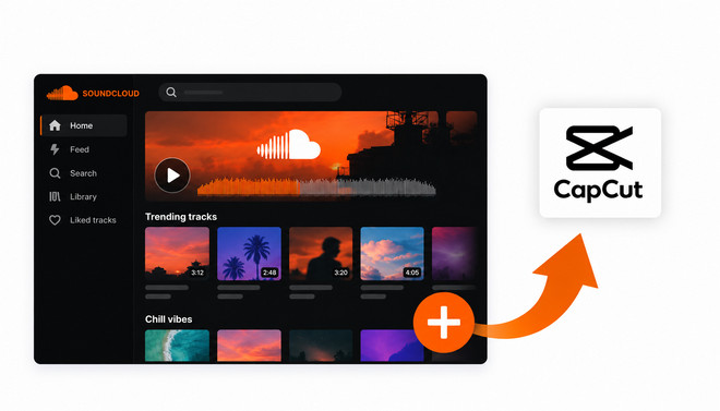 add music from soundcloud to capcut