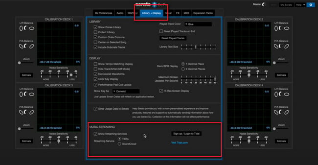 link tidal to serato dj