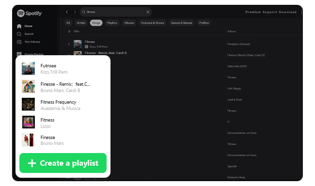 Make a Spotify Playlist