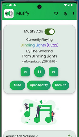 Mutify Spotify Ad Blocker Mobile
