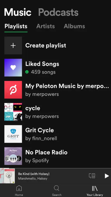 peloton to spotify