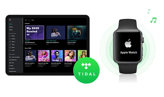 play tidal music on apple watch