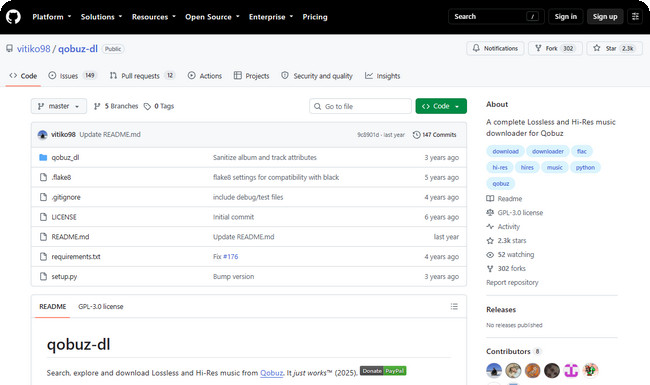 Qobuz-dl command line interface