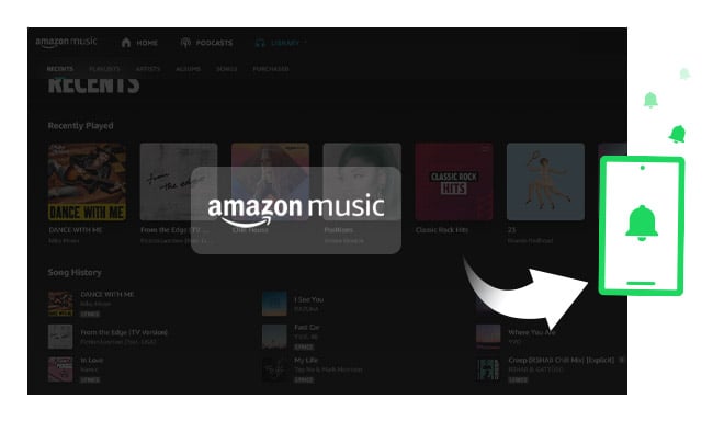 amazon music as ringtone