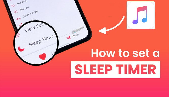 set sleep timer for apple music