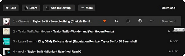 soundcloud downloader by nottobi interface