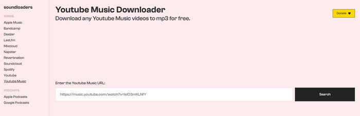 Soundloaders YouTube Music Downloader