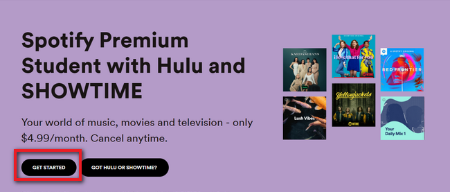 go to spotify hulu bundle page