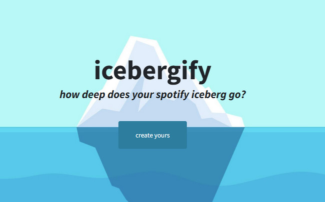 Spotify Iceberg on Desktop