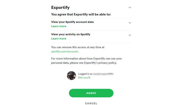 export spotify playlist to excel