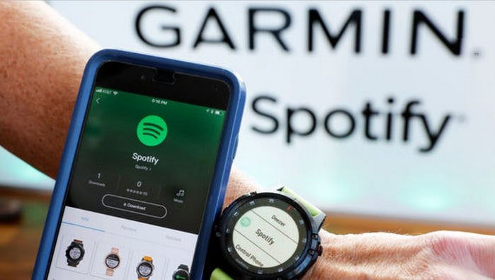 play spotify on garmin watch