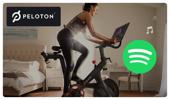 play spotify on peloton