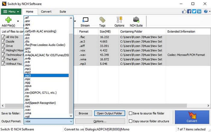 Switch Audio Converter