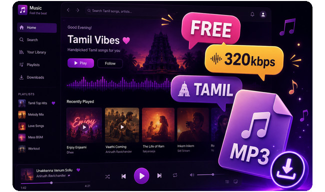 Tamil MP3 songs download guide