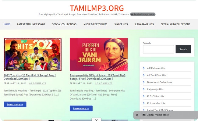TamilMP3 Free Tamil MP3 Albums Downloaer