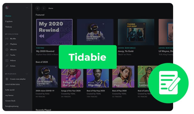 tidabie tidal music converter review