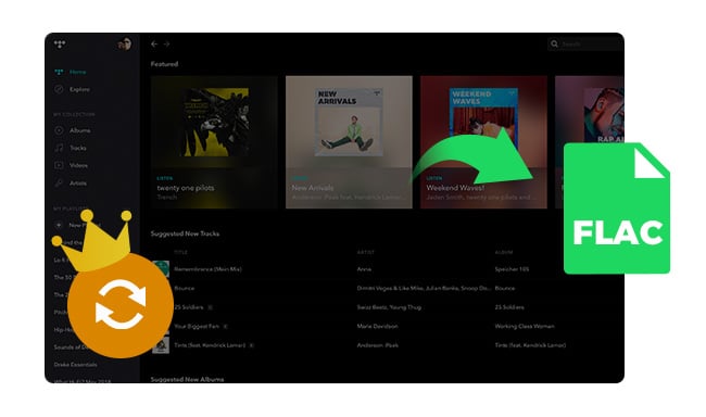 best tidal music to flac converter