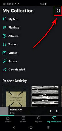 tidal setting icon