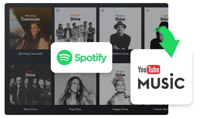 spotify music to YouTube Music	