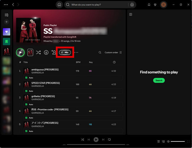Use Spotify Mix on Desktop