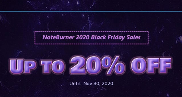 noteburner 2020 black friday sale