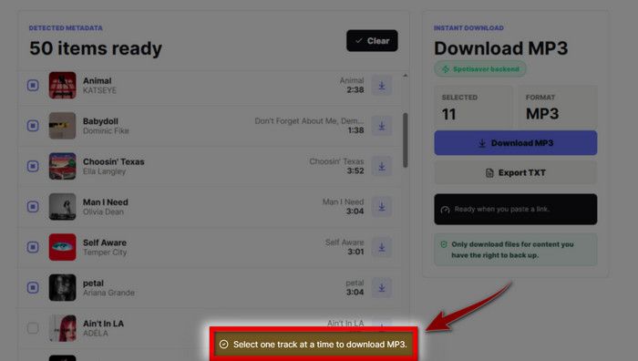 spotdownloader single downloads