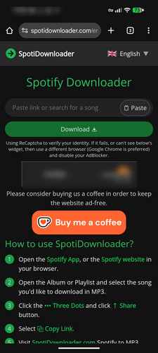 Save Spotify Playlist to Android Online