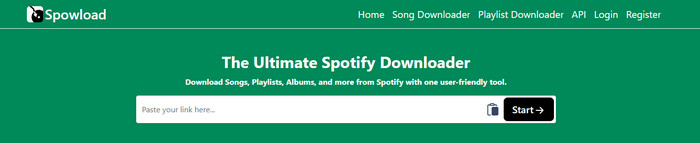 Spowload Spotify Downloader Onine