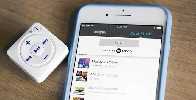 transfer spotify music to mighty