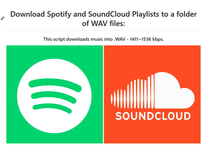 Spotify Playlist to WAV Converter