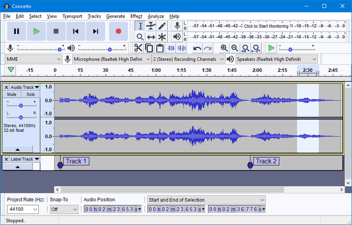 Free Spotify to MP3 Converter - Audacity