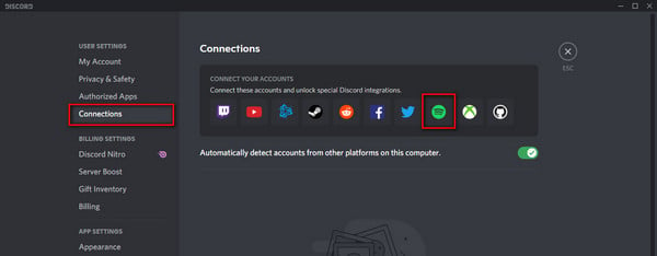discord connection