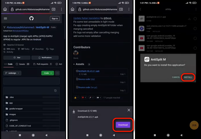 download Spotify patch Antisplit-M